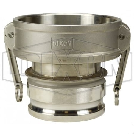Dixon 4 in GLOBAL ALUM REDUCING COUPLER x 3 in G4030-DA-AL
